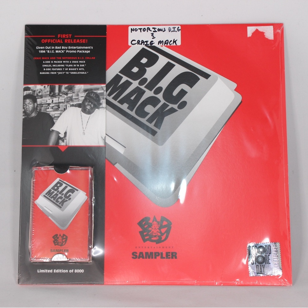 Notorious B.I.G. And Craig Mack Red Limited Edition Vinyl and Cassette
